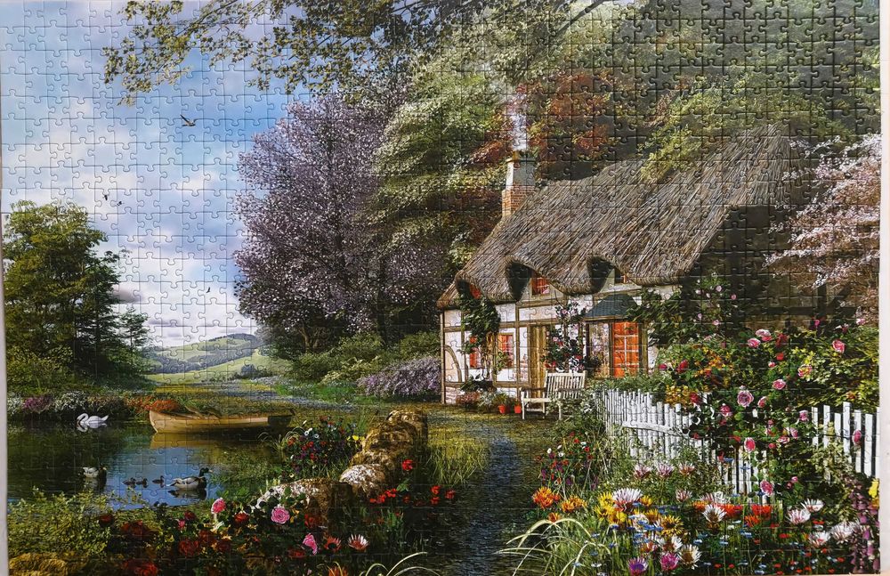Tablouri din piese de puzzle - imagini deosebite
