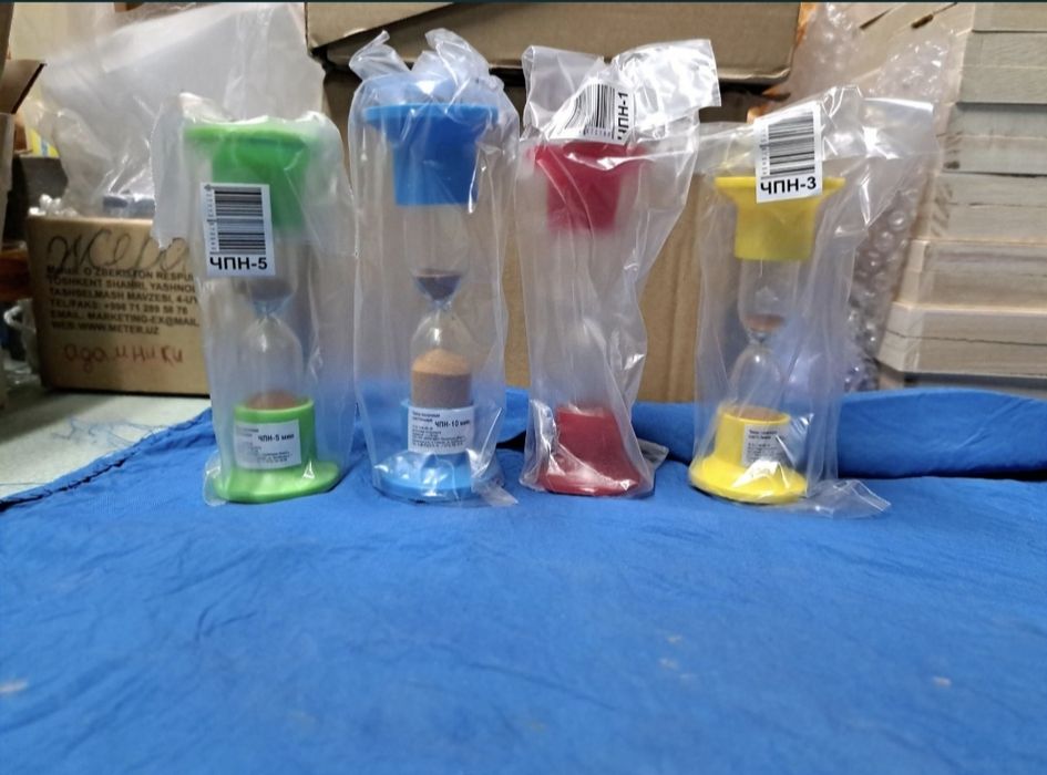 Песочные часы. Qum soat. 1, 2, 3, 5, 10, 15, 20 минут.