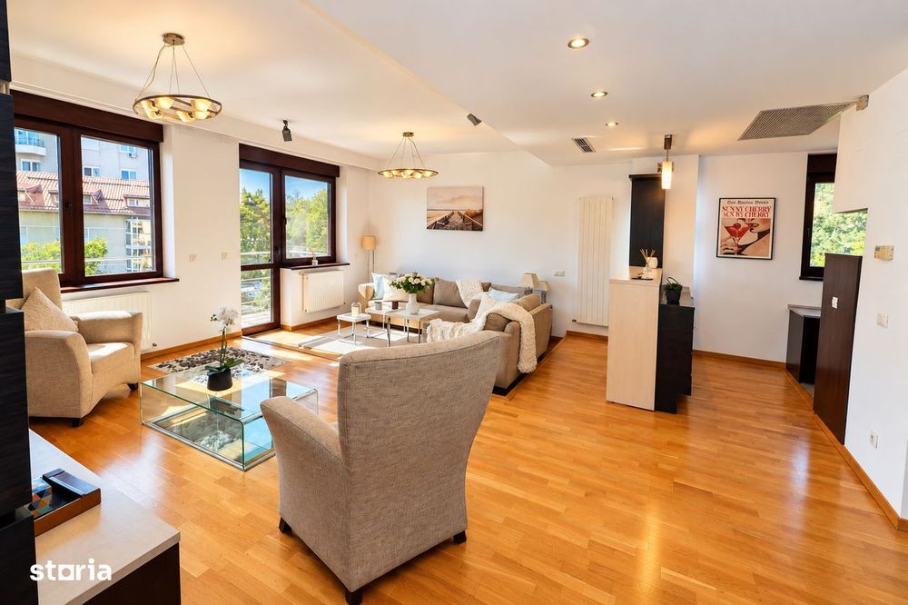 Duplex In Herăstrău | 5 Camere | Office | 3 Băi | 4 Balcoane | Parc