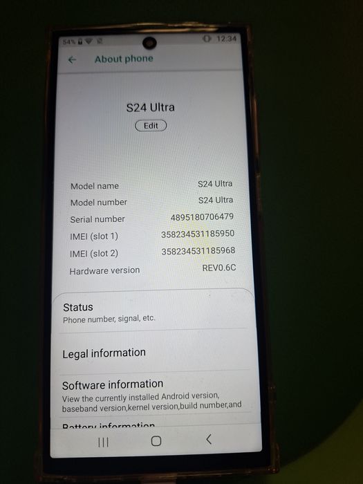 Smartphone S24 Ultra
