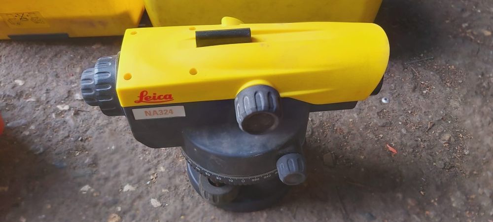 Leica Na 324 nivela optică laser trepied rigla