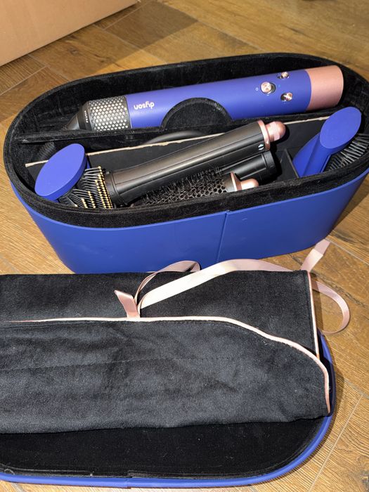 dyson airwrap complete long vinca blue