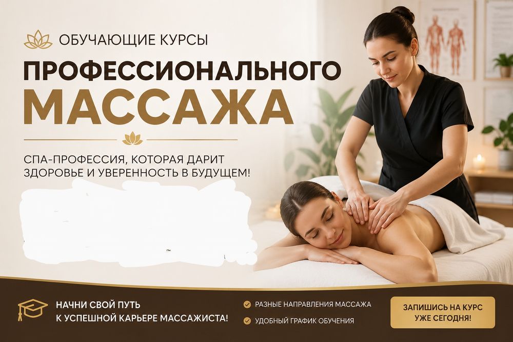 Курсы массажа, СПА процедур
