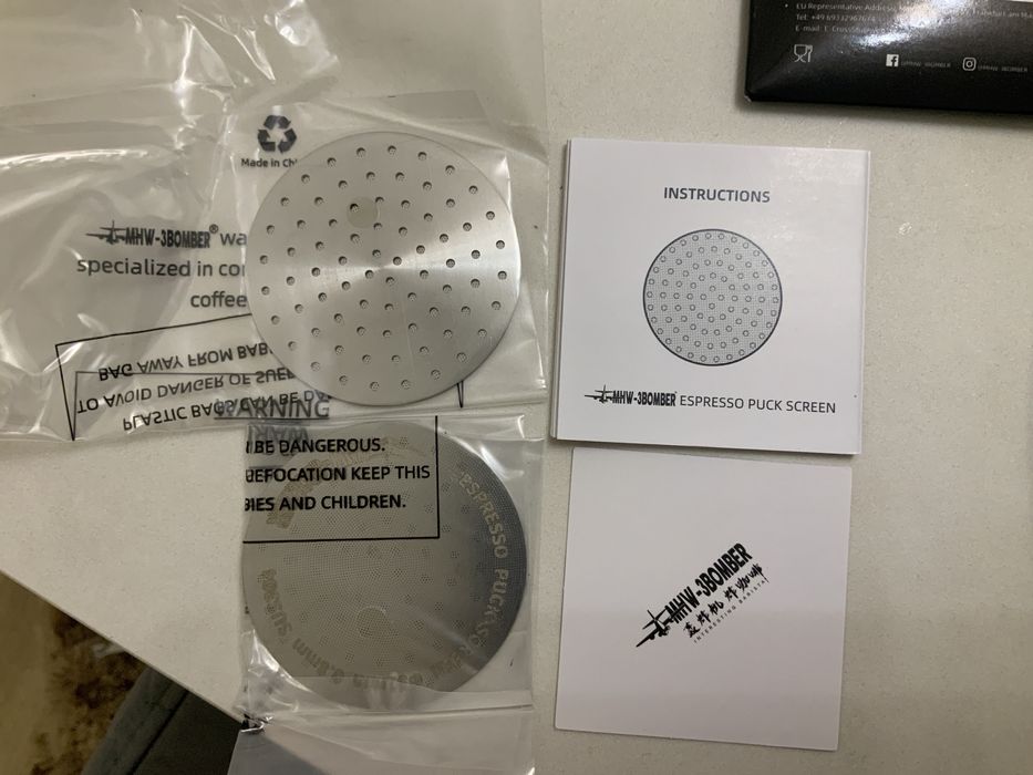 Сетка для портафильтра эспрессо машины Puck screen 51mm