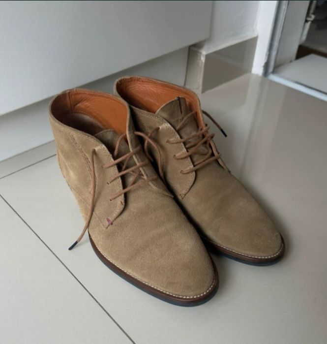 Ghete/pantofi inalti Tommy Hilfiger  din piele naturala , marimea 42