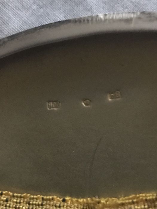 Уникат-Сребърна табакера с ниело