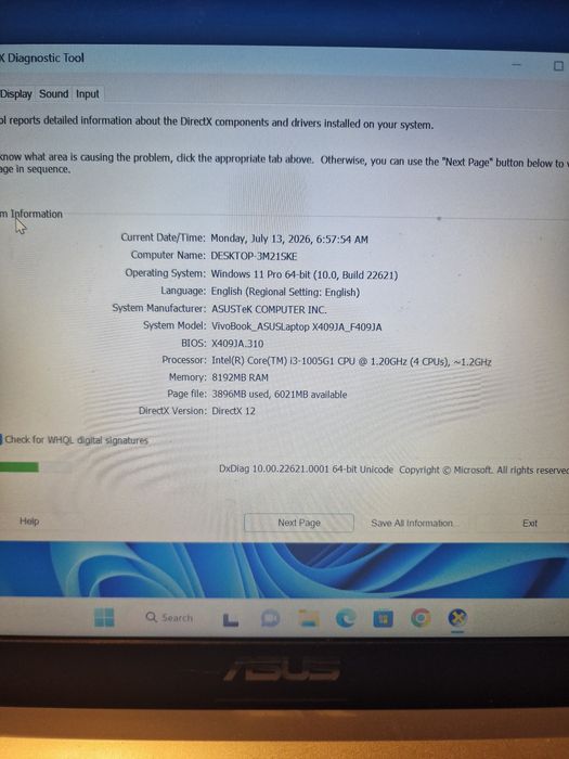 Laptop Asus F409J