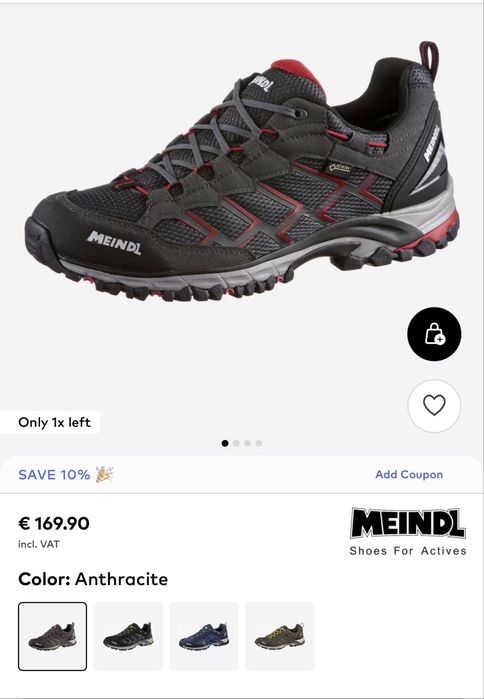 Туристически обувки MEINDL GORE-TEX . Номер 42.5