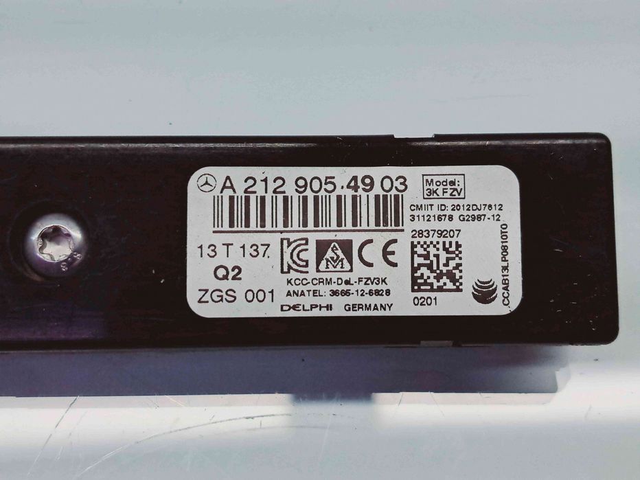 Modul confort Mercedes Clasa E (W212) Facelift AMG [Fabr 2009-2016] A