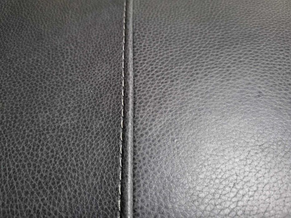 Сив кожен диван двойка