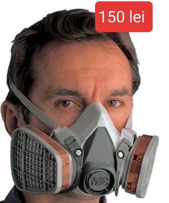 Masca 3M , praf fum gaze chimicale lacuri vopsele mirosuri
