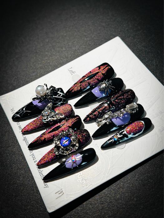 Накладные ногти (типсы) ручная работа