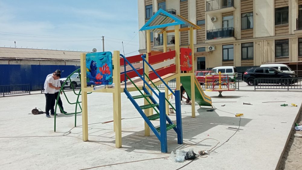 Bolalar maydonchasi  uchun atraksionlar детский плошадка