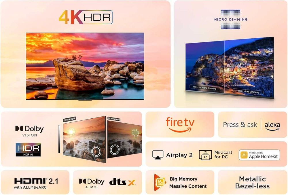 TCL 43PF650 4K UHD HDR - Smart TV