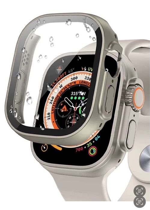 Pachet Curea Direct si Husa Compatibila Ceas Apple Watch