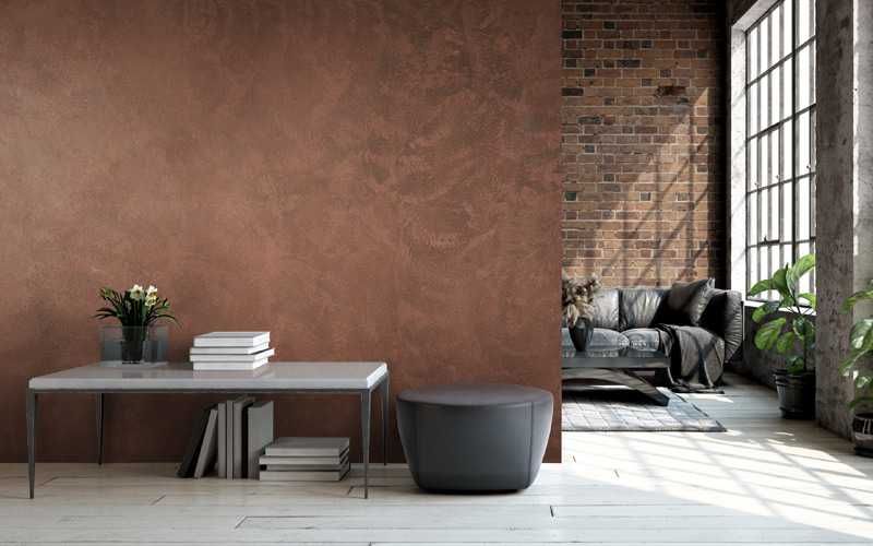 Отточенто матовая, Микроцемент, Арт бетон, кожа Алькантара. Лофт текст