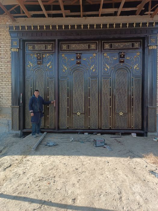 Дарвозалар бакуват мустахкам гарантия100%  к,алин темирдан