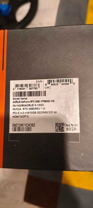 Gigabyte AORUS GeForce RTX 3080 XTREME 10G