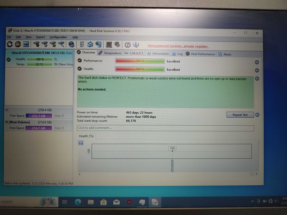 Laptop Lenovo ThinkPad E550 i5-5200U 2.20GHz Broadwell 15.6" 8GB 500GB
