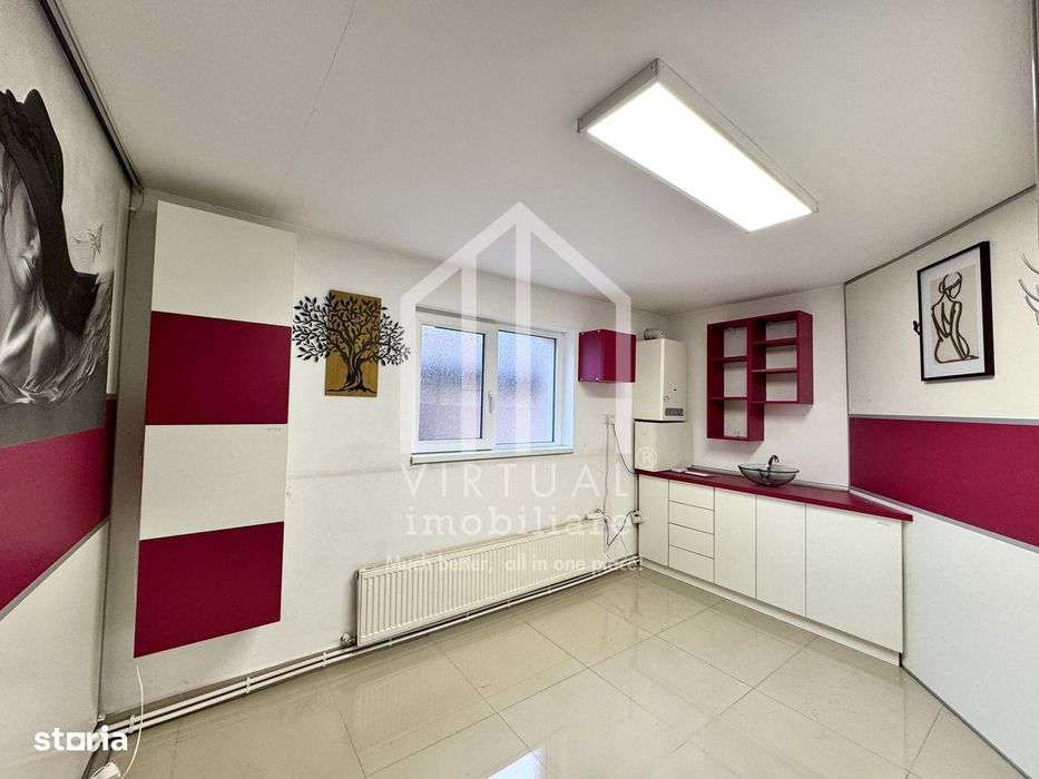 Spatiu comercial cu 2 camere, 40mp utili, balcon, etaj 1, vad stradal