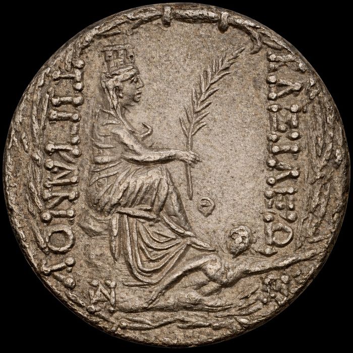 Тетрадрахма Тигран II 95-56г. до н.э.