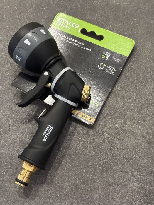 Set Premium Irigare STALCO 3/4” 20m | Pistol din Alamă + Conectori din Alamă | Disponibil și 30m / 50m