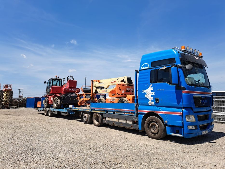 Transport utilaje agricole forestiere tractari auto camioane