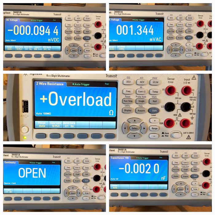 Agilent / Keysight 34461A 6-1/2 digit multimetru laborator banc