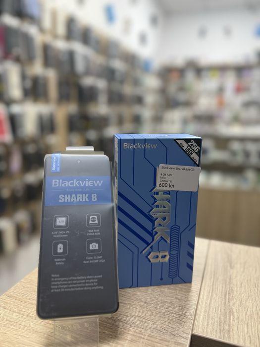 Blackview Shark 8 / Nou/ 256gb / 8gb ram / 12 luni garantie
