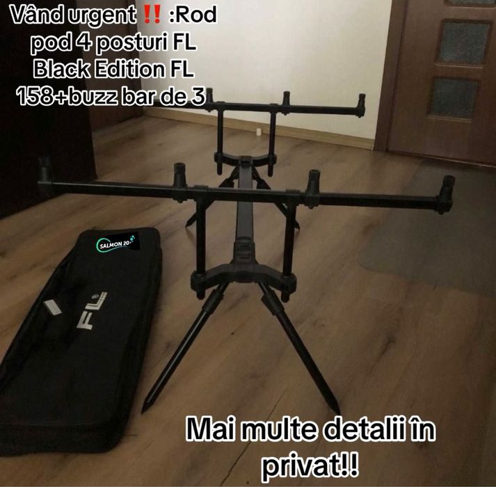 Rod pod 3/4 posturi FL Black Edition FL 158
