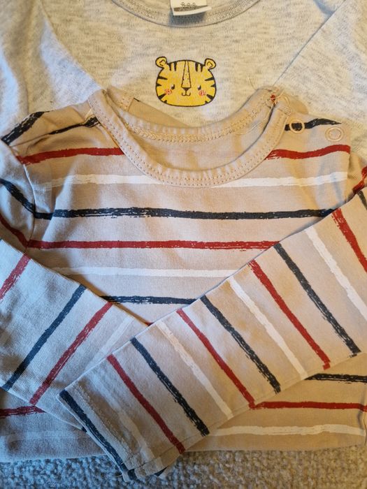 Lot 7 body-uri maneca lunga bebelusi nr 80 9-12 luni