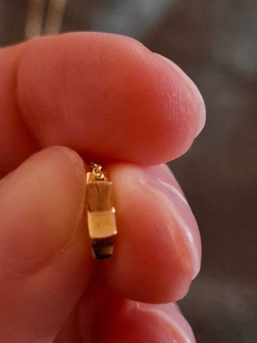 Lănțișor din aur galben 14k, steluță