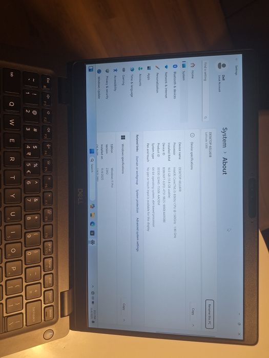 Laptop Dell Latitude 5300, Intel Core i5, 16 GB RAm, 256 GB SSD, W11