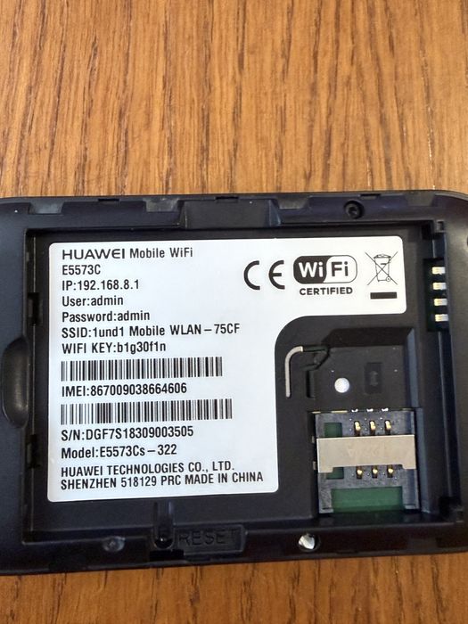 Router WLAN mobil E5573 - LTE - router WLAN negru