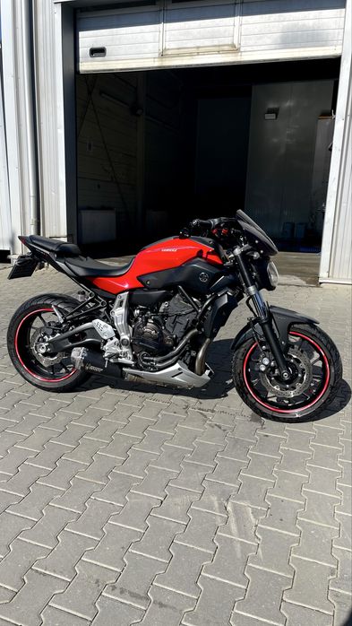 Yamaha MT 07 ABS 7800 KM evacuare MIVV
