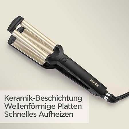 Професионална маша за коса Babyliss Easy Waves C260E, 200 C