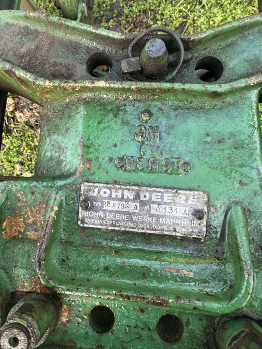 Vand plug reversibil JOHN DEERE cu 2 brazde impecabil!