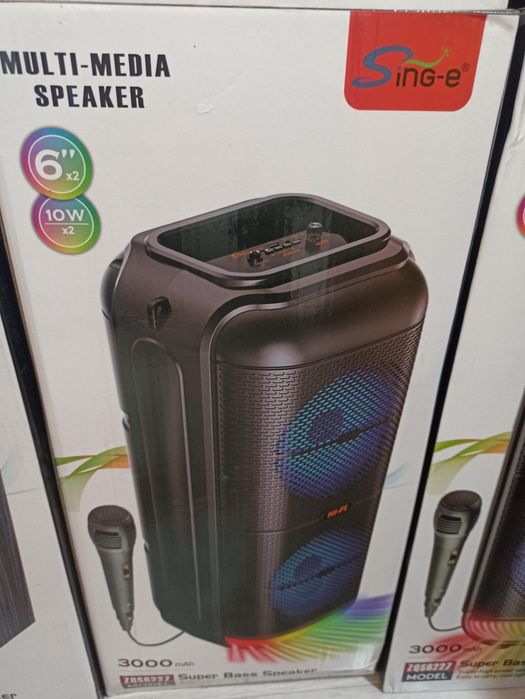 Блютуз колонка караоке