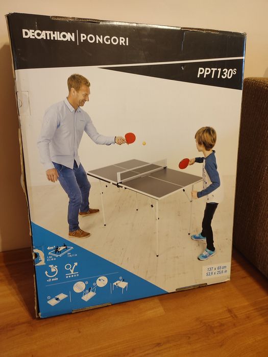Masă tenis interior pliabilă + palete și mingi