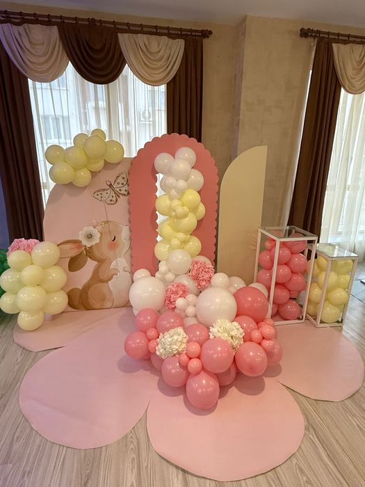 Украса с балони за рожден ден/погача/кръщене и други партита