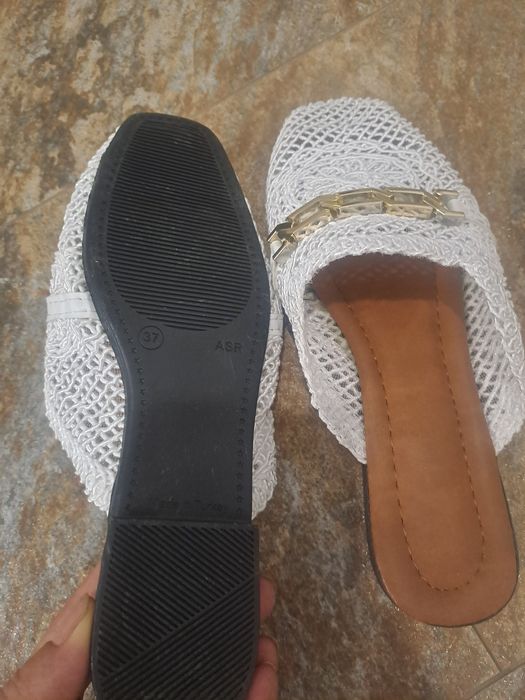 Slapi casual croșetați