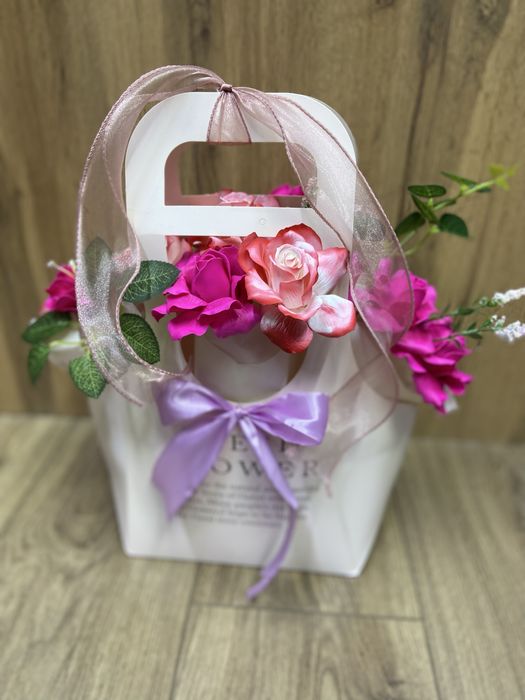 Букет из мыльных роз