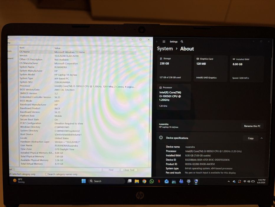 Laptop HP 14-dq1077wm