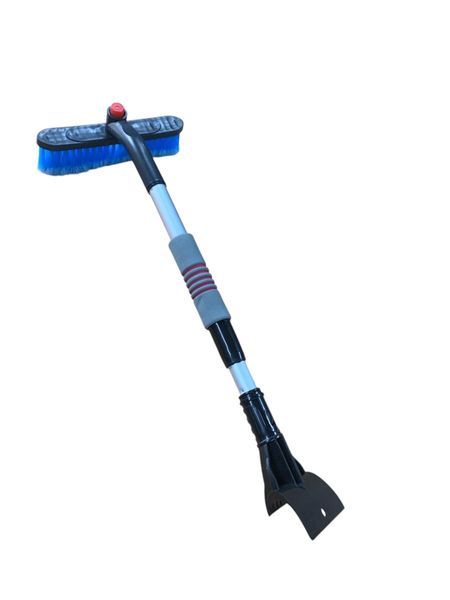 Стъргалка №3556-3 телескопична стъргалка с четка сгъваема за автомобил
