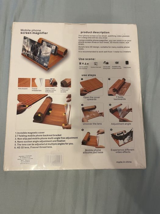 magnificator de ecran de telefon
