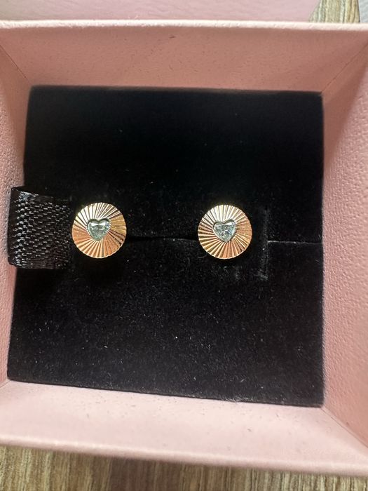 Бижута обеци пръстен Pandora