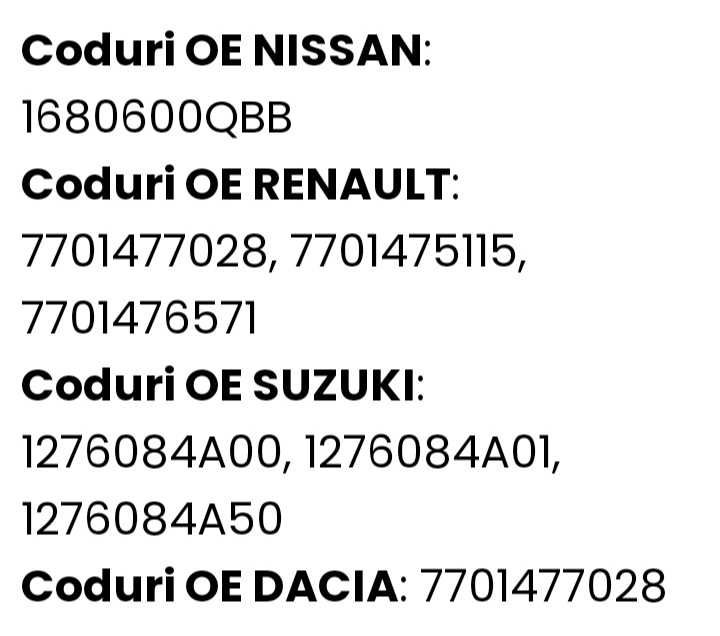 Distributie Logan 1.5 DCI/Renault