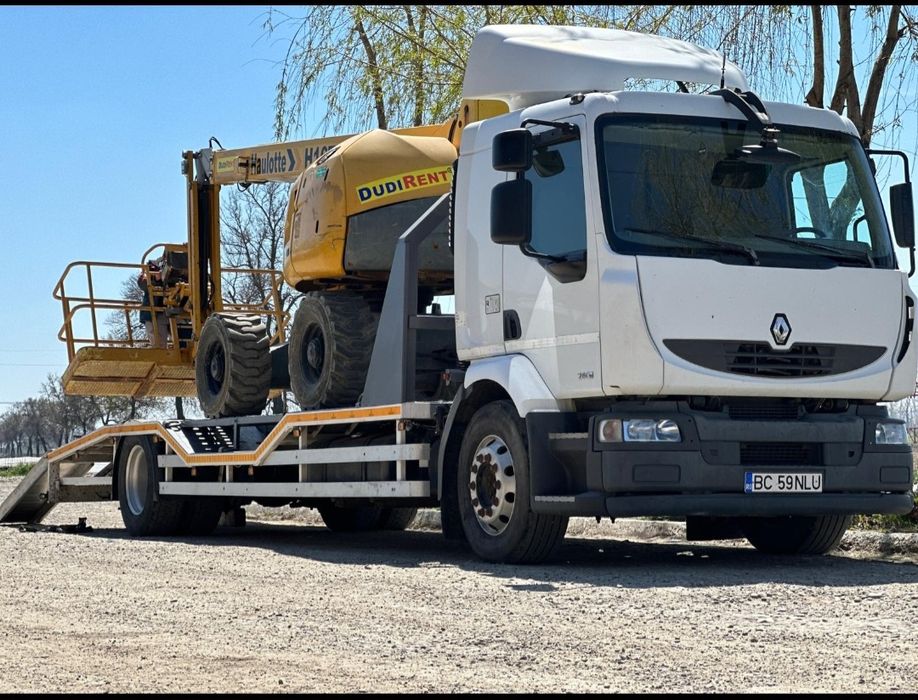 Camion / Platforma transport utilaje / Renault Midlum