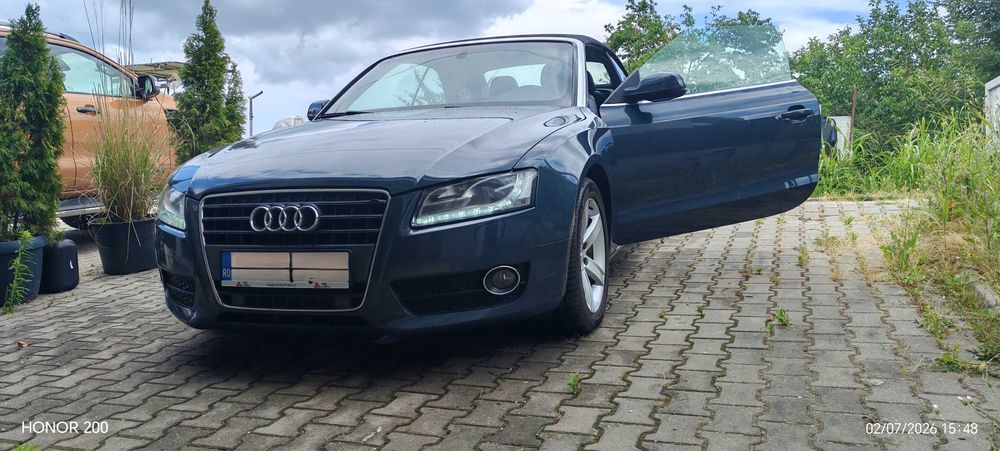Audi A5 Cabrio / Decapotabilă - Motor 2.7 TDI, An fabricație 2011, Stare excelentă