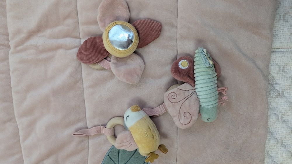 Дървена активна гимнастика и килимче Little Dutch